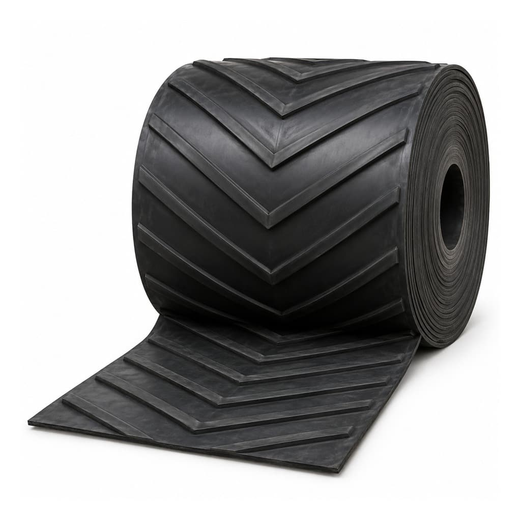Reference image of the category CORREA DUNLOP 24IN EP500/3 T/Y CHEVRON SN PIW24X3X9.5CHEV-S belongs to